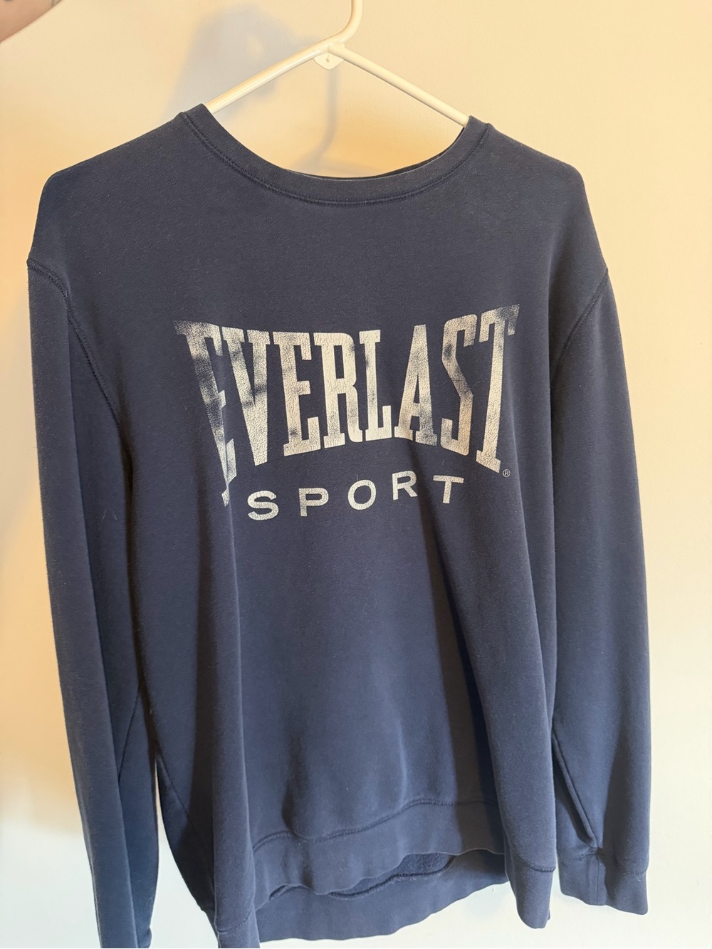 Everlast Men's Navy Crewneck Sweatshirt with Front Logo
